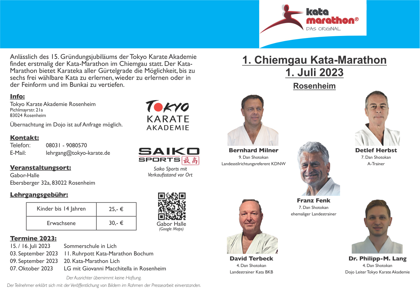 Chiemgau Kata_Marathon Titelseite